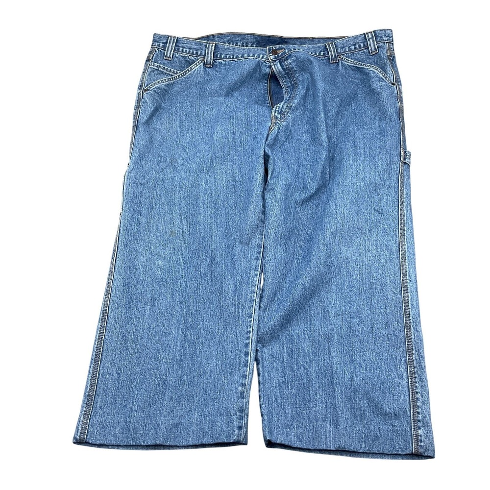 Levis Signature Carpenter Jeans‎ Men 48W 27L Blue Utility Hemmed Cotton VTG